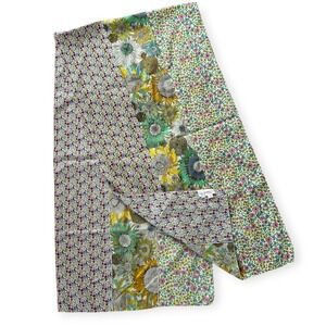 Liberty of London x Target Cotton Patchwork Floral Sunflower Scarf Multicolor